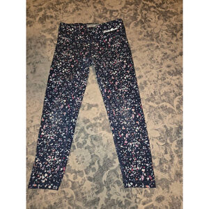 Girls Eddie Bauer Leggings XS Navy Multi-color